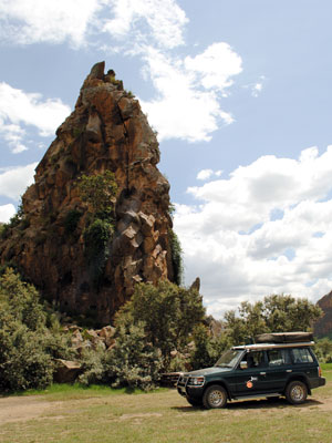 Roof Tent Camper at Hell's Gate National park